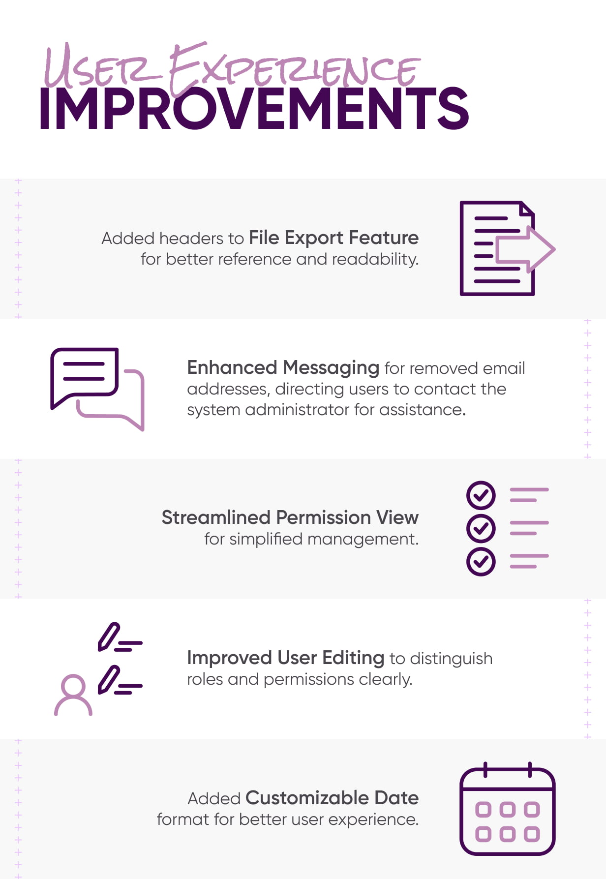 Equicare - Additional Features